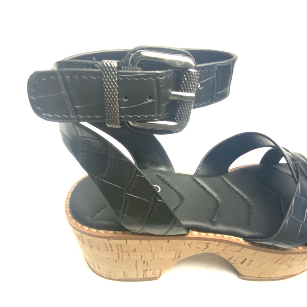FRANCO SARTO Sabello Croc Embossed Platform sandal - Picture 5 of 10